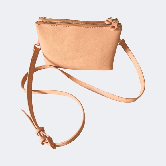 Blue Illusion leather "Ava" cross body bag adjustable shoulder strap - Picture 2 of 4